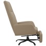 Sillón de relax con reposapiés tela de microfibra gris claro de vidaXL, Sillones - Ref: Foro24-3097867, Precio: 106,79 €, Des...