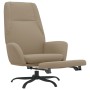 Sillón de relax con reposapiés tela de microfibra gris claro de vidaXL, Sillones - Ref: Foro24-3097867, Precio: 106,79 €, Des...