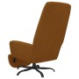 Sillón de relax con reposapiés terciopelo marrón de vidaXL, Sillones - Ref: Foro24-3097856, Precio: 98,99 €, Descuento: %