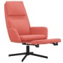 Relaxation armchair with pink velvet footrest by vidaXL, Armchairs - Ref: Foro24-3097813, Price: 108,99 €, Discount: %