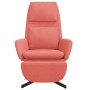 Relaxation armchair with pink velvet footrest by vidaXL, Armchairs - Ref: Foro24-3097813, Price: 108,99 €, Discount: %