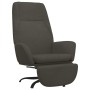 Relaxation armchair with dark gray velvet footrest by vidaXL, Armchairs - Ref: Foro24-3097849, Price: 117,99 €, Discount: %