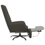 Relaxation armchair with dark gray velvet footrest by vidaXL, Armchairs - Ref: Foro24-3097849, Price: 117,99 €, Discount: %