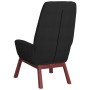 Sillón de relax con taburete tela negro de vidaXL, Sillones - Ref: Foro24-3097877, Precio: 171,72 €, Descuento: %