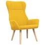 Sillón de relax con taburete tela amarillo mostaza de vidaXL, Sillones - Ref: Foro24-3097889, Precio: 146,51 €, Descuento: %