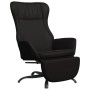 Sillón de relax con reposapiés cuero artificial negro brillante de vidaXL, Sillones - Ref: Foro24-3097895, Precio: 120,13 €, ...