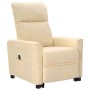 Sillón elevable tela crema de vidaXL, Sillones - Ref: Foro24-3098180, Precio: 309,99 €, Descuento: %