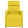 Sillón elevable tela amarillo claro de vidaXL, Sillones - Ref: Foro24-3098108, Precio: 253,52 €, Descuento: %