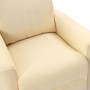 Sillón elevable tela crema de vidaXL, Sillones - Ref: Foro24-3098180, Precio: 309,99 €, Descuento: %