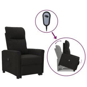 Sillón elevable tela negro de vidaXL, Sillones - Ref: Foro24-3098173, Precio: 318,99 €, Descuento: %