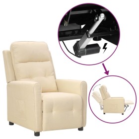 Cream fabric lifting armchair by vidaXL, Armchairs - Ref: Foro24-3098204, Price: 235,99 €, Discount: %