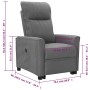 Sillón elevable tela gris claro de vidaXL, Sillones - Ref: Foro24-3098171, Precio: 328,99 €, Descuento: %