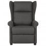 Sillón orejero reclinable eléctrico de tela gris oscuro de vidaXL, Sillones - Ref: Foro24-3098320, Precio: 259,71 €, Descuent...