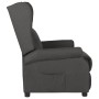 Sillón orejero reclinable eléctrico de tela gris oscuro de vidaXL, Sillones - Ref: Foro24-3098320, Precio: 259,71 €, Descuent...