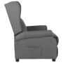 Sillón reclinable de masaje eléctrico de tela gris claro de vidaXL, Sillones - Ref: Foro24-3098319, Precio: 259,87 €, Descuen...