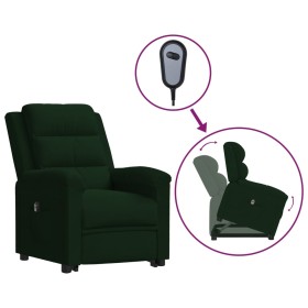 Sillón elevable de terciopelo verde oscuro de vidaXL, Sillones - Ref: Foro24-3098297, Precio: 394,99 €, Descuento: %