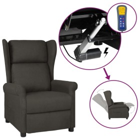 Taupe Gray Fabric Electric Massage Recliner by vidaXL, Armchairs - Ref: Foro24-3098327, Price: 283,42 €, Discount: %