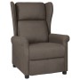 Sillón reclinable de masaje eléctrico de tela marrón de vidaXL, Sillones - Ref: Foro24-3098323, Precio: 283,42 €, Descuento: %