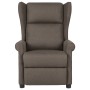 Sillón reclinable de masaje eléctrico de tela marrón de vidaXL, Sillones - Ref: Foro24-3098323, Precio: 283,42 €, Descuento: %