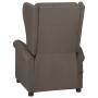 Sillón reclinable de masaje eléctrico de tela marrón de vidaXL, Sillones - Ref: Foro24-3098323, Precio: 283,42 €, Descuento: %