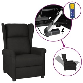 Black Fabric Electric Recliner Wing Chair by vidaXL, Armchairs - Ref: Foro24-3098321, Price: 259,87 €, Discount: %