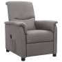 Sillón reclinable eléctrico tela gris claro de vidaXL, Sillones - Ref: Foro24-3098544, Precio: 233,99 €, Descuento: %