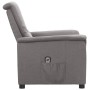 Electric recliner light gray fabric by vidaXL, Armchairs - Ref: Foro24-3098544, Price: 233,99 €, Discount: %