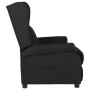 Sillón orejero reclinable eléctrico tela negro de vidaXL, Sillones - Ref: Foro24-3098321, Precio: 259,87 €, Descuento: %