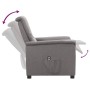 Sillón reclinable eléctrico tela gris claro de vidaXL, Sillones - Ref: Foro24-3098544, Precio: 233,99 €, Descuento: %