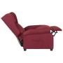 Sillón reclinable de masaje eléctrico de tela rojo vino tinto de vidaXL, Sillones - Ref: Foro24-3098322, Precio: 286,09 €, De...