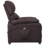 Sillón reclinable eléctrico tela marrón oscuro de vidaXL, Sillones - Ref: Foro24-3098429, Precio: 236,99 €, Descuento: %