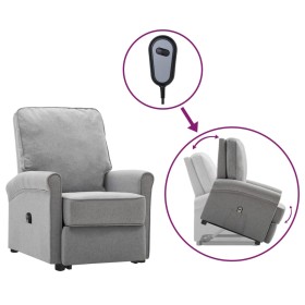 Sillón elevable tela gris claro de vidaXL, Sillones - Ref: Foro24-3100371, Precio: 391,99 €, Descuento: %