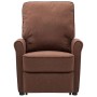 Brown fabric lift-up armchair by vidaXL, Armchairs - Ref: Foro24-3100373, Price: 390,81 €, Discount: %