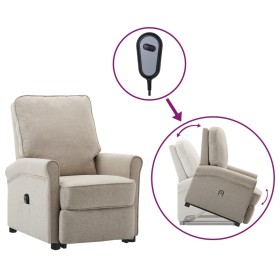 Cream fabric lifting armchair by vidaXL, Armchairs - Ref: Foro24-3100370, Price: 406,29 €, Discount: %