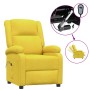 Yellow Fabric Electric Recliner by vidaXL, Armchairs - Ref: Foro24-3100365, Price: 268,98 €, Discount: %