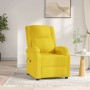 Sillón reclinable eléctrico de tela amarillo de vidaXL, Sillones - Ref: Foro24-3100365, Precio: 245,99 €, Descuento: %