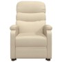 Sillón elevable tela crema de vidaXL, Sillones - Ref: Foro24-3109614, Precio: 314,14 €, Descuento: %