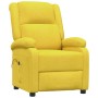 Sillón reclinable eléctrico de tela amarillo de vidaXL, Sillones - Ref: Foro24-3100365, Precio: 268,98 €, Descuento: %