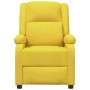 Sillón reclinable eléctrico de tela amarillo de vidaXL, Sillones - Ref: Foro24-3100365, Precio: 268,98 €, Descuento: %