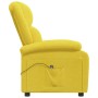 Sillón reclinable eléctrico de tela amarillo de vidaXL, Sillones - Ref: Foro24-3100365, Precio: 245,99 €, Descuento: %