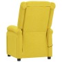 Sillón reclinable eléctrico de tela amarillo de vidaXL, Sillones - Ref: Foro24-3100365, Precio: 268,98 €, Descuento: %