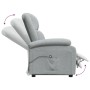 Sillón elevable tela gris claro de vidaXL, Sillones - Ref: Foro24-3110872, Precio: 298,88 €, Descuento: %