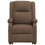 Sillón elevable tela marrón de vidaXL, Sillones - Ref: Foro24-3110874, Precio: 396,35 €, Descuento: %