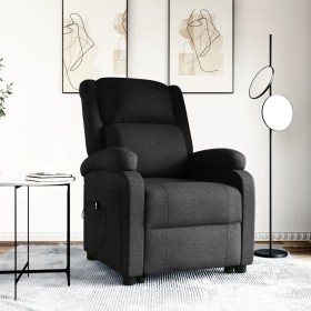 Sillón elevable tela negro de vidaXL, Sillones - Ref: Foro24-3110971, Precio: 314,99 €, Descuento: %