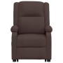 Sillón elevable tela marrón oscuro de vidaXL, Sillones - Ref: Foro24-3110973, Precio: 474,99 €, Descuento: %