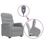 Sillón elevable tela gris claro de vidaXL, Sillones - Ref: Foro24-3109605, Precio: 359,99 €, Descuento: %