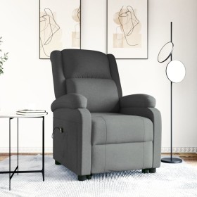 Sillón elevable tela gris oscuro de vidaXL, Sillones - Ref: Foro24-3110873, Precio: 387,99 €, Descuento: %