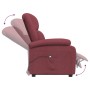 Sillón elevable tela rojo tinto de vidaXL, Sillones - Ref: Foro24-3110972, Precio: 447,69 €, Descuento: %