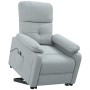 Sillón elevable tela gris claro de vidaXL, Sillones - Ref: Foro24-3120358, Precio: 383,42 €, Descuento: %