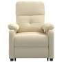 Sillón elevable tela crema de vidaXL, Sillones - Ref: Foro24-3120367, Precio: 467,10 €, Descuento: %